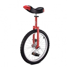 YYLL Monocycles YYLL 20 Pouces Skid Proof Roue monocycle vélo, monocycle Freestyle Convient aux 160cm-175cm, Rouge (Color : Red, Size : 20Inch)