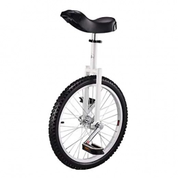 YYLL Monocycles YYLL Blanc monocycle Cyclisme Sports de Plein air de Remise en Forme, monocycle Roue Libre Pied Convient aux 160cm-175cm, 20 Pouces (Color : White, Size : 20Inch)