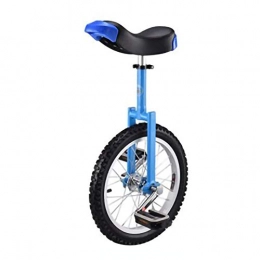 YYLL vélo YYLL Monocycle avec Confortable Selle, en Alliage d'aluminium monocycle épais Rim Cyclisme Sports de Plein air Fitness Exercice (Color : Blue, Size : 16inch)