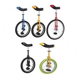 YYLL Monocycles YYLL Vélos Adultes monocycle Hauteur VTT réglable, 20 Pouces Monocycle avec Noir Pneus for Sports de Plein air de Remise en Forme (Color : Red, Size : 20Inch)