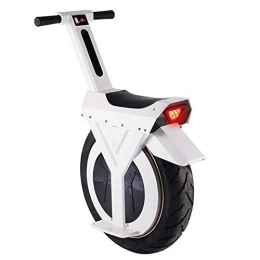 ZLI vélo ZLI Électrique Monocycle 17 Pouces - 500W 60Km, Monocycle Scooter avec Bluetooth Haut-Parleur, Gyroroue Unisex Adult, Blanc