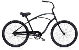 Electra Vélos Cruiser Electra Cruiser 1 Tall Herren Fahrrad 26" Schwarz Beach Cruiser Rad Retro Singlespeed, 513000