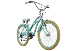 KS Cycling Vélos Cruiser KS Cycling Mixte - Adulte Beachcruiser 26'' Splash Vert Cadre Aluminium RH 44cm 26"