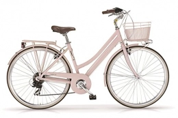 MBM vélo MBM Boulevard 2016 Vélo pour femme, cadre en aluminium, 28", 6 vitesses, taille 46, Femme, nude