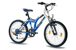 KCP Vélos de montagnes 20" VTT VÈLO ENFANT JEUNE BICYCLETTE KCP JETT SF blanche bleu (wb) - 50, 8 cm (20 Pouces)