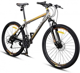 Aoyo vélo 24x Mountain Bikes, 26 pouces adulte haute teneur en carbone Cadre en acier Hardtail vlos tout-terrain VTT hommes, Vlos Anti-Slip (Color : Orange)