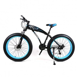 CJF vélo 26"Mountain Bikes 27 Vitesses À Double Disque De Frein De Bicyclette avec des Pneus Larges, Freins À Disques, Absorption des Chocs pour Adultes, Hommes, Femmes, C