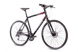 CHRISSON Vélos de montagnes 28 "Cross Bike Vélo Fitness chrisson roadgun 1.0 avec 16 Vitesses SHIMANO Acera Claris Noir, 55 cm