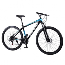 peipei vélo 29 Pouces 21 / 24 / 27 Vitesse Variable Double Frein Disque VTT Cadre en Alliage d'aluminium Adulte tudiant vlo de montagne-27 Vitesses Noir Bleu_Espagne