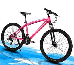 AMhuui vélo Adulte VTT, en Aluminium léger Suspension Avant Cadre Plage Motoneige Vélo, Double Disque de Frein Vélos, Homme Femme Général Hardtail Mountain Bike