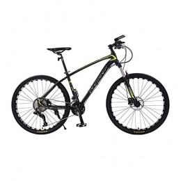 AEDWQ Vélos de montagnes AEDWQ 36 Vitesses VTT, Cadre en Alliage D'aluminium, Hydraulique Double Disque De Frein Vlo, 27.5 Pouces Spoke VTT Pneus, Noir Vert / Noir Bleu (Color : Black Green)