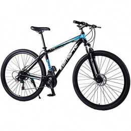 BBRR VTT, VTT Vlo - 29 Pouces pour Hommes, Alliage Hardtail VTT, Vlo de Montagne avec Suspension Avant Sige rglable 21/24/27 Vitesses,Bleu,24Speed