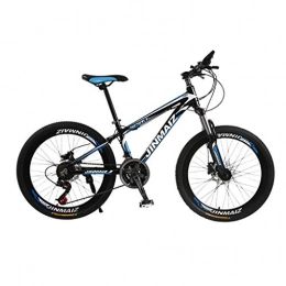 Bdclr Vélos de montagnes Bdclr VTT 27 Vitesses Double Frein À Disque Frein À Disque Fourchette À Ressort Alliage D'aluminium VTT Dames 24 26 Pouces, BlackBlue, 26inches