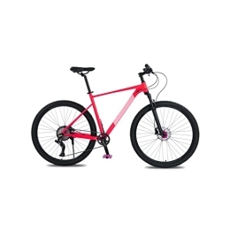  Vélos de montagnes Bicycles for Adults 21 inch Large Frame Aluminum Alloy Mountain Bike 10 Speed Bike Double Oil Brake Mountain Bike Front and Rear Quick Release (Color : Red, Size : 21 inch Frame)