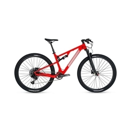  Vélos de montagnes Bicycles for Adults T Mountain Bike Full Suspension Mountain Bike Dual Suspension Mountain Bike Bike Men (Color : Red, Size : X-Large)
