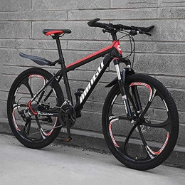 Bike vélo Bike Vélo Vélo Cyclisme en plein air Fitness Vélo de route portable, 26 pouces VTT pour hommes, VTT semi-rigide en acier à haute teneur en carbone, vélo de montagne avec siège réglable à suspension a