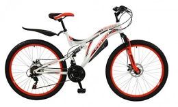 BOSS Vélos de montagnes BOSS Ice White Vélo pour Femme 18", Femme, B2016158, Rouge / Blanc, Taille 36