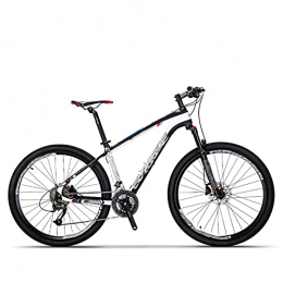 Cacoffay Vélos de montagnes Cacoffay VTT 27.5" – Vélo pour Garçon, Fille, Homme Et Femme – Vélo De Montagne Vélo Dérailleur 21 / 30 Vitesses – Suspension Complète – Vélo Strong Bike, Noir, 24speed