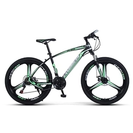  Vélos de montagnes Cadre en acier à haute teneur en carbone de roue de 26 pouces de vélo de montagne de 21 / 24 / 27 vitesses avec la suspension avant verrouillable et le double frein à disque (taille : 27 vitesses, couleur