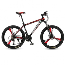 Chengke Yipin Vélos de montagnes Chengke Yipin Outdoor Mountain Bike Bicycle Speed Bicycle 26 inch One Wheel Aluminum Frame Student Youth Shock-Absorbing Mountain Bike-Rouge_30 Vitesses