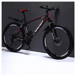 COSCANA Vélos de montagnes COSCANA Vélo De Montagne pour Hommes Et Femmes, VTT à Suspension Avant, 24-27 Vitesses, Roues De 26 Pouces, Vélo De Montagne à Cadre en Aluminium De 17 PoucesRed-24 Speed