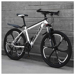 COSCANA Vélos de montagnes COSCANA Vélo De Montagne, Roues De 26 Pouces Vélo 21-30 Vitesses, Suspension Avant De Vélo pour Adolescents Adultes, Vélos VTT pour Hommes Et Femmes en Plein AirWhite-27 Speed