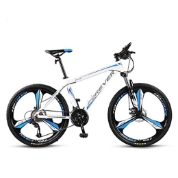 Dsrgwe Vélos de montagnes Dsrgwe VTT, VTT, Vélos Cadre en Alliage d'aluminium, Double Disque de Frein et Verrouillage de la Fourche Avant, 26 Pouces Roue, 27 Vitesse (Color : White)