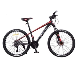 Dsrgwe vélo Dsrgwe VTT, VTT / Vélos, Cadre en Alliage d'aluminium Dur-Queue vélo, Suspension Avant et Double Disque de Frein, Roues 26 Pouces, 27 Vitesses (Color : A)