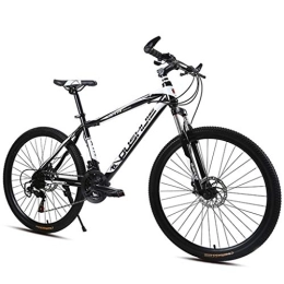 Dsrgwe vélo Dsrgwe VTT, VTT / Vélos, en Acier au Carbone Cadre Dur Queue vélo, Suspension Avant et Double Disque de Frein, 26inch Roues en Alliage (Color : Black, Size : 21-Speed)