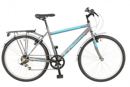 Falcon Vélos de montagnes Falcon Vélo de Montagne Unisexe Explorer Noir ou Bleu, avec Un châssis en Acier de 48, 3 cm, des Jantes en Alliage léger Fortes à 6 Vitesses et des Freins Avant et arrière en V.