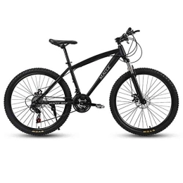 GAOTTINGSD Vélos de montagnes GAOTTINGSD Vélo de Montagne Adulte VTT VTT Vélo Adulte Route Vélos for Hommes et Femmes 26En Roues Double Vitesse réglable Frein à Disque (Color : Black, Size : 24 Speed)