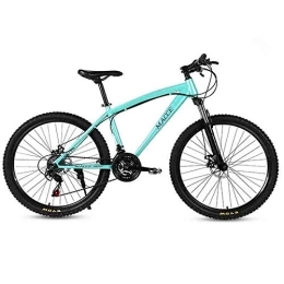 GAOTTINGSD vélo GAOTTINGSD Vélo de Montagne Adulte VTT VTT Vélo Adulte Route Vélos for Hommes et Femmes 26En Roues Double Vitesse réglable Frein à Disque (Color : Blue, Size : 27 Speed)