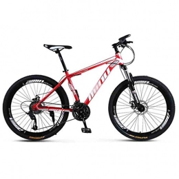 GAOTTINGSD Vélos de montagnes GAOTTINGSD Vélo de Montagne Adulte Vélo VTT Adulte Hommes VTT Lumière Route Vélos Femmes 26 Pouces Roues réglable Vitesse Double Frein à Disque (Color : Red, Size : 21 Speed)