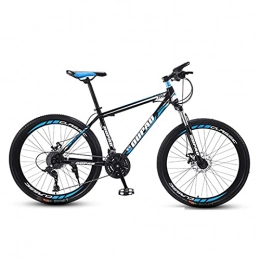 GAOXQ vélo GAOXQ Vélo de Montagne pour Hommes, Roues de 29 Pouces, torsadeurs, dérailleur arrière à 21 Vitesses, Freins à Disque Avant et arrière, Multiples Couleurs Blue Black