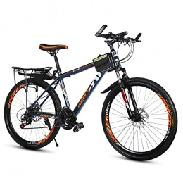 GGXX Vélos de montagnes GGXX Outroad Bike VéLo VTT 24 26 Pouces Roue 24 Vitesses Double Frein à Disque VéLo Suspension Fourche ArrièRe Anti-DéRapant VéLo pour Adultes Ou Adolescents