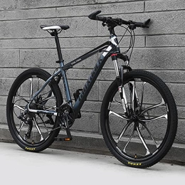 GGXX Vélos de montagnes GGXX VTT 26 Pouces 21 Vitesses VéLo Route VTT RéGlable en Hauteur avec Freins à Double Disque pour Hommes Et Femmes Cyclisme dans Les Villes des Routes des Terres DéSoléEs De Montagne