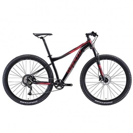 Giow Vélos de montagnes Giow Vlos de Montagne 9 Vitesses, VTT Semi-Rigide pour Grandes Roues pour Adultes, vlo Suspension Avant Cadre en Aluminium, vlo de Montagne, Noir