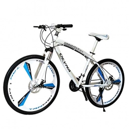 GPAN vélo GPAN 26 Pouces VTT Vélo de Montagne Adulte Double Freins A Disque, Double Suspension, 21 / 24 Vitesses, Convient pour la Hauteur 160-185cm, White, 21