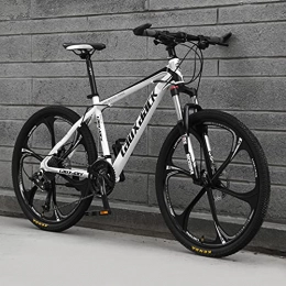 Great vélo GREAT Vélo VTT, 21 / 24 / 27 Vélo Vitesse Vélo, étudiante Vélo Vélo Sport Road Vélos 26 Pouces Vélo Montagne Vélo Full Bicycle Vélo Dual Disc Frein MTB(Size:27 Speed, Color:White)