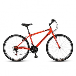 Great vélo GREAT Vélo VTT, Vélo De Montagne pour Adultes, Vélo De 26 Pouces à 21 Vitesses à Vélo Haute Teneur en Acier De Carbone, Vélo De Banlieue D'étudiant, Adapté à La Hauteur 160-192cm(Color:Orange)