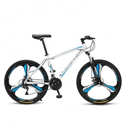 Great vélo GREAT Vélo VTT, Vélo De Montagne, Vélo De 26 Pouces 24 Vélos Et Vélos pour Femmes 3 Transparents à Double Brouillard à Double Choc(Size:24 Speed, Color:Blanche)