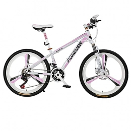 Great vélo GREAT Vélo VTT, Vélos De Montagne 24 Pouces, Cadre en Aluminium Léger Vélo Femme 24 / 27 Vitesse Sports De Plein Air Vélo Trike Anti-dérapage Et Résistant à l'usure(Size:24 Speed, Color:24 inches)