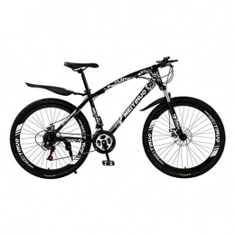 GXQZCL-1 Vélos de montagnes GXQZCL-1 VTT, vlo Tout Terrain, Mens VTT / Vlos, Suspension Avant et Double Disque de Frein, Roues 26 Pouces MTB Bike (Color : Black, Size : 21-Speed)