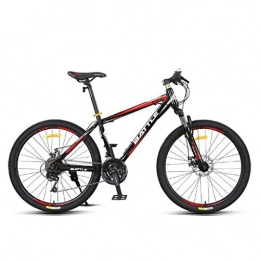 GXQZCL-1 Vélos de montagnes GXQZCL-1 VTT, vélo Tout Terrain, 26inch VTT, Vélos Cadre en Acier au Carbone, Suspension à Double Disque de Frein Avant et, Rayon de Roue Roue MTB Bike (Color : Red)