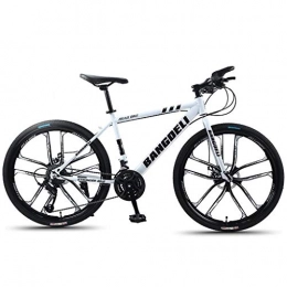 GYF Vélos de montagnes GYF Vélo De Montagne VTT Vélo de Montagne 26" Femmes / Hommes Montagne Vélos 21 / 24 / 27 / 30 Vitesse Légère Cadre en Acier Au Carbone Absorption Dual Shock Suspension VTT Tout-Terrain Bike Vélo De Montagne