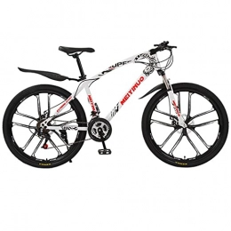 GYF Vélos de montagnes GYF Vélo De Montagne VTT Vélo de Montagne Mountain Bike 21 / 24 / 27 Vitesse Armature en Acier 26 Pouces Roues Spoke Double Suspension vélo VTT Tout-Terrain Bike Vélo De Montagne