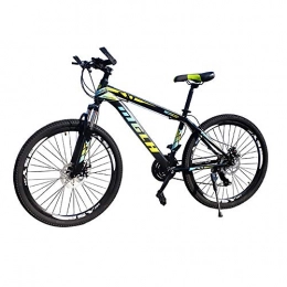 Huaatiear vélo Huaatiear Vélo VTT 26"- Acier Carbone - Freins Double Disques 24 Vitesses Vélo VTT Adulte Étudiant Extérieur Vélo VTT Adulte Speed Bike