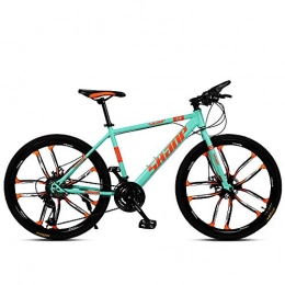 Huaatiear vélo Huaatiear Vélo VTT - 26" Vélo De Montagne -Cadre Rigide-Ergonomie POIGNEES - Freins A Disque- 10 Roue De Coupe-21 Vitesses / 24 Vitesses / 27 Vitesses / 30 Vitesses - Adulte, 24 Speed