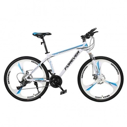 Hxx Vélos de montagnes Hxx Vlo De Montagne Pliant, 26"Unisexe Amortisseur De Bicyclette 30 Vitesses en Alliage D'aluminium Double Cadre De Frein Disque Cadre De Vlo De Glissement Vlo De Pays, Bleu