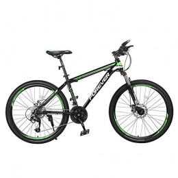 Hxx vélo Hxx Vlo Pliant De Montagne, 26"Unisexe Bicyclette D'amortisseur 30 Alliage D'aluminium De Cadre De Frein De Disque Double Allumant Le Pneu D'usage De Glissement De Bicyclette De Pays, Vert